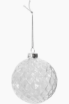 Üveg karácsonyi díszek