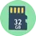 32 GB micro SD kártyák