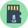 8GB SD kártyák