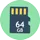 64 GB memóriakártyák