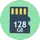 128 GB memóriakártyák