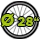 28 kerékpár külső gumi
