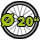 20 kerékpár külső gumi
