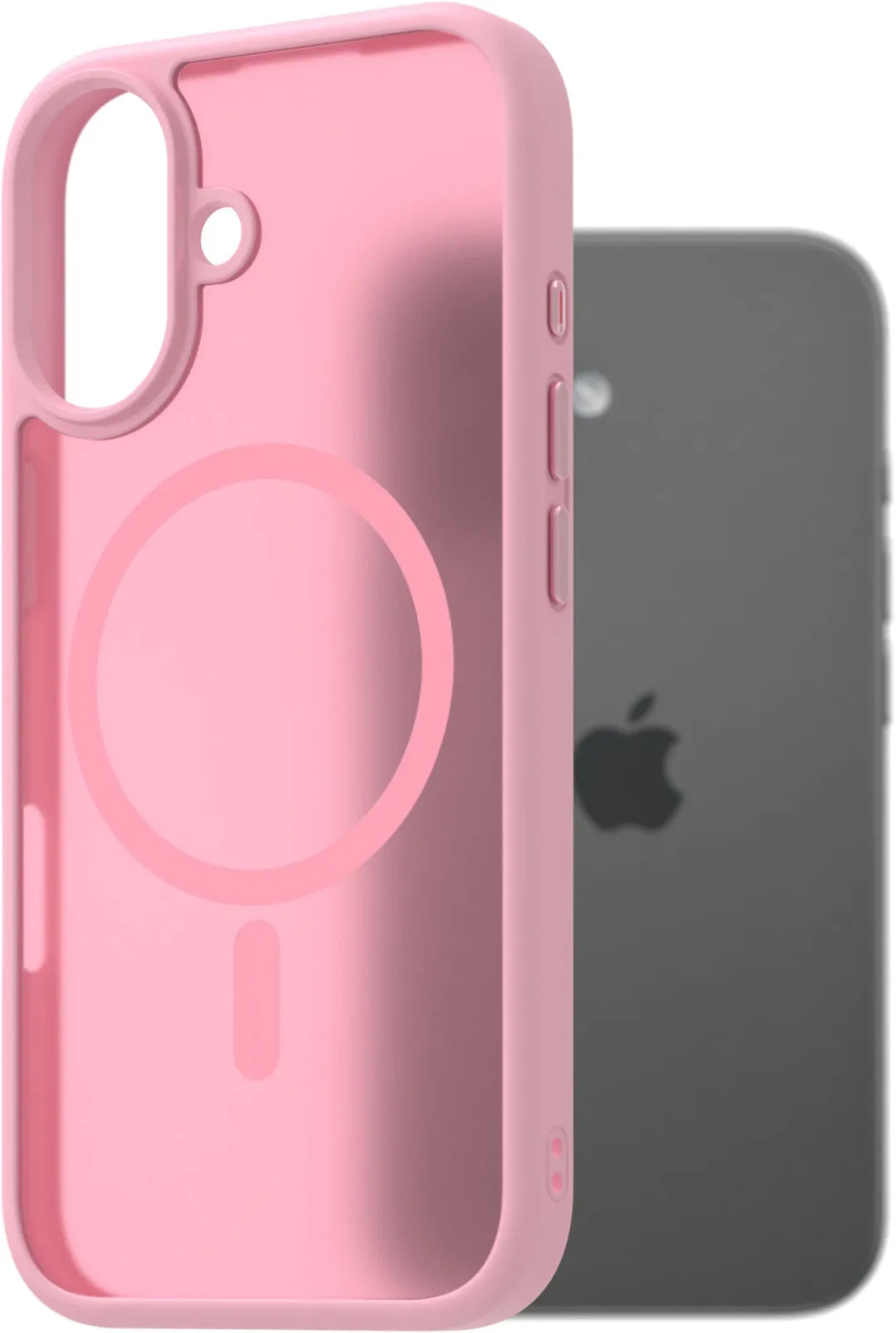 AlzaGuard Matte iPhone 17 levendula-rózsaszín MagSafe tok