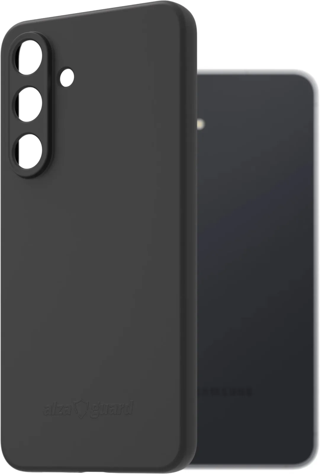 AlzaGuard Matte TPU Case Samsung Galaxy S25 FE fekete tok