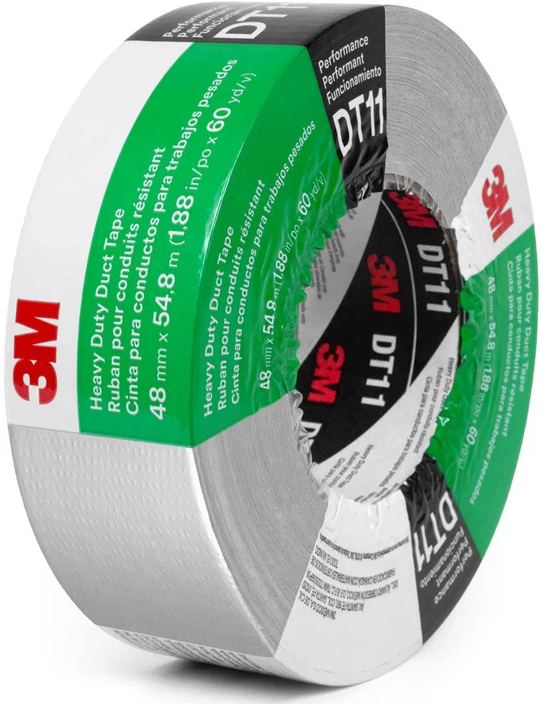 3M Duct Tape DT11, extra erős, 48 mm × 55 m, ezüst szín