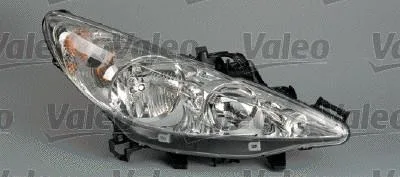 VALEO PEUGEOT 207, 06- Bal első fényszóró, H7+H1 (elektromos vezérlés + motor, gyári beszállítói)
