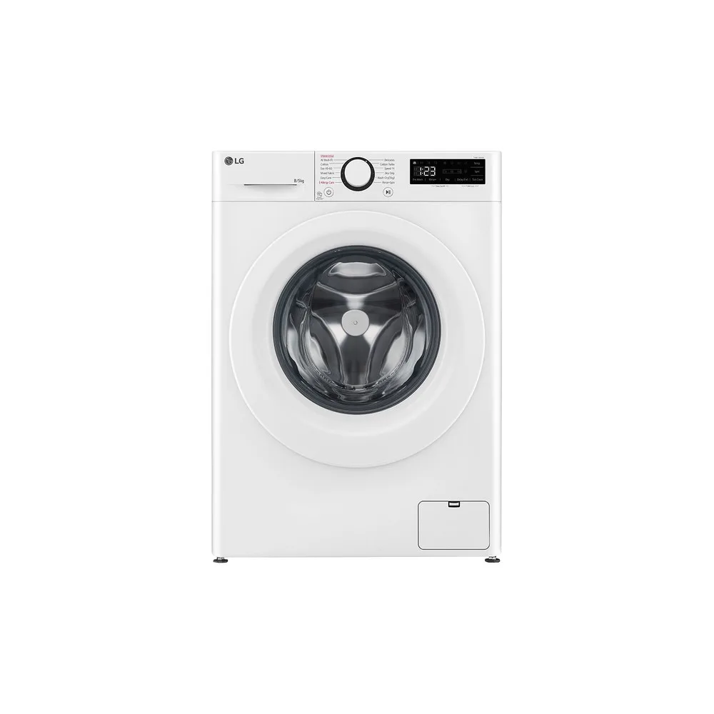 LG F2DR508SWW  8/5 kg, max. 1200 ford./perc, Gőz mosó-szárítógép, AI DD™ technológia, Keskeny kialakítás