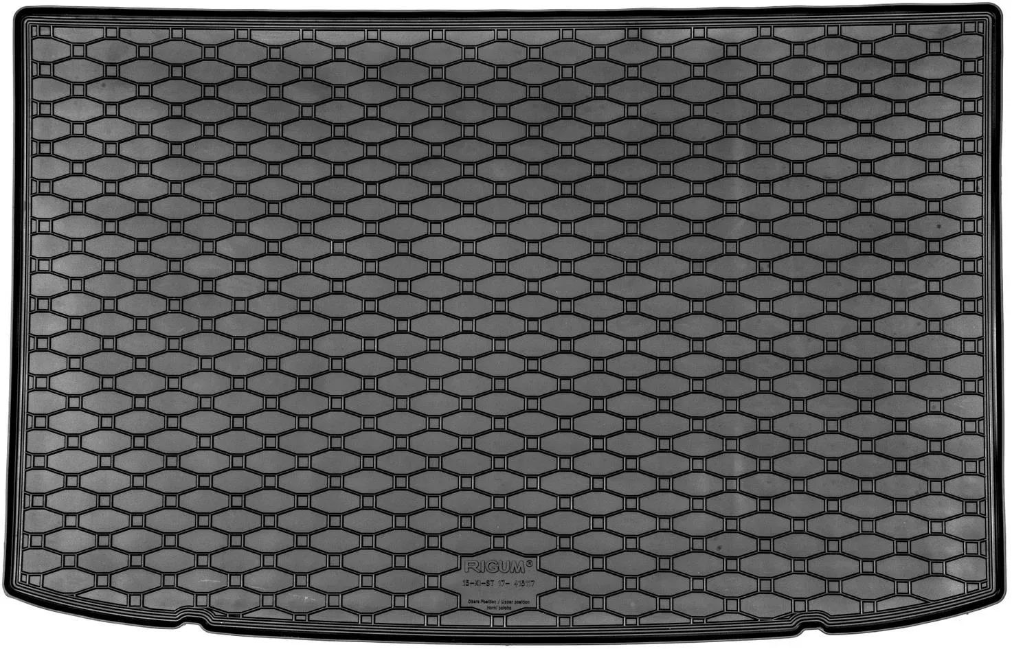 ACI rubber boot liner black for Kia STONIC 7/2017-