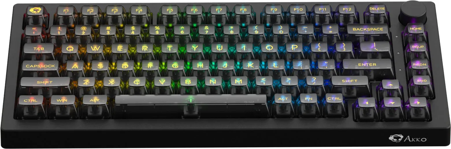 AKKO 5075B Plus Clear Black (AKKO V3 Pro Piano switches)