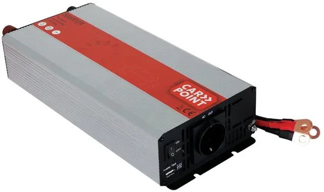 CARPOINT Feszültségátalakító, 12 V / 230 V, 1500 W