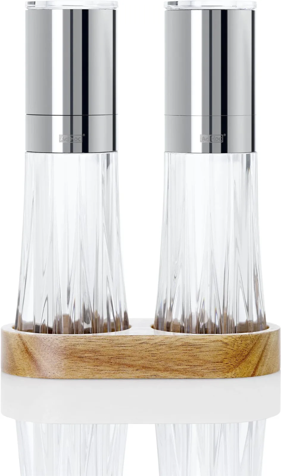 AdHoc CeraCut® MENAGE CRYSTAL szett + alátét, 2 darab, átlátszó