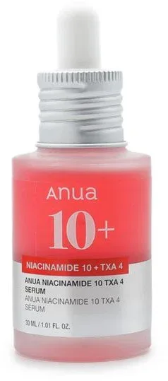 ANUA Niacinamide 10% + TXA 4% Dark Spot Correcting Serum Bőrtónus egységesítő szérum, 30 ml