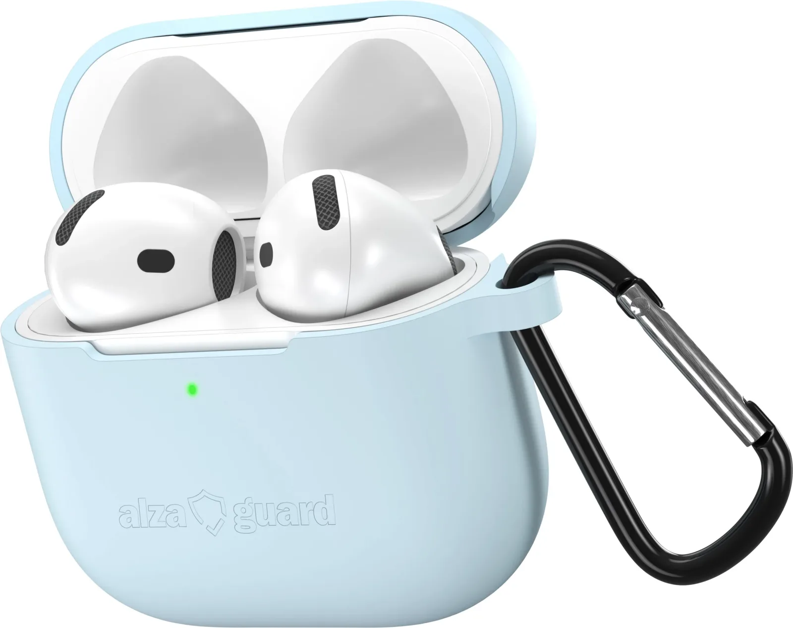 AlzaGuard Skinny Silicone Case Airpods 4 kék tok