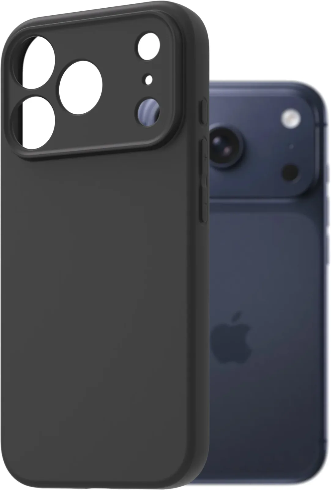 AlzaGuard Matte TPU iPhone 17 Pro fekete tok
