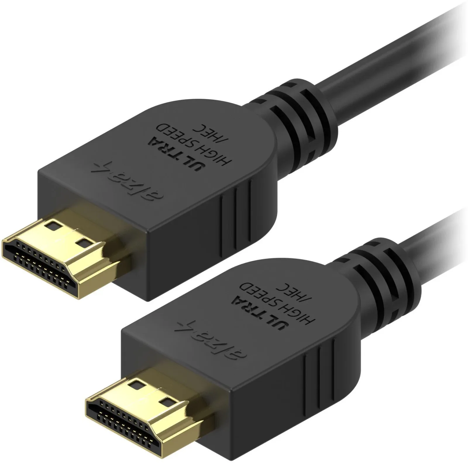 AlzaPower Core Premium HDMI 2.1 High Speed 8K, 2m - fekete