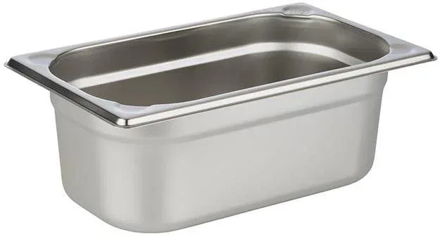 APS GN Rozsdamentes acél 1/4, 26,5 x 16,2 cm, 100 mm, 2,8 l, 81404