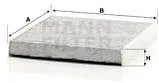 MANN-FILTER CUK26009 for AUDI; MAN; SEAT; SKODA; VW cars