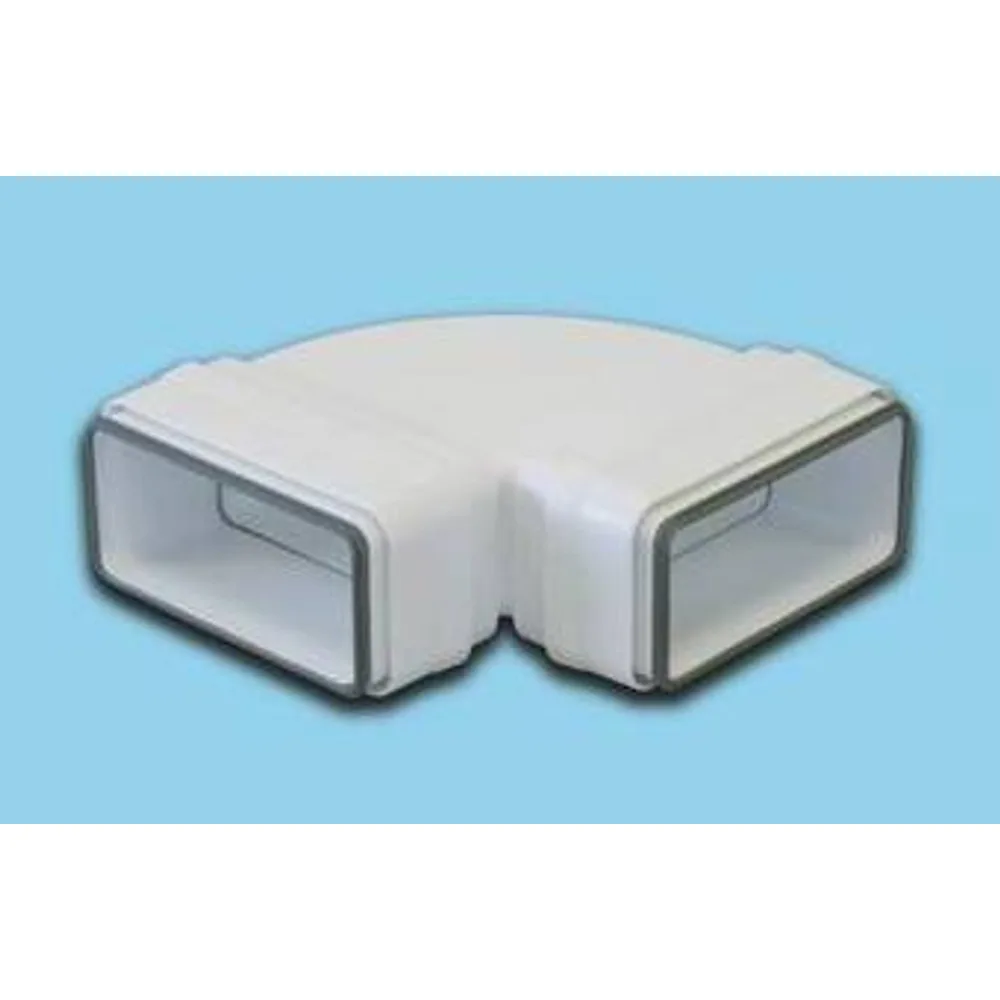 GONAL 0535ES lapos csatorna 90° vízszintes, 55x110 Fehér