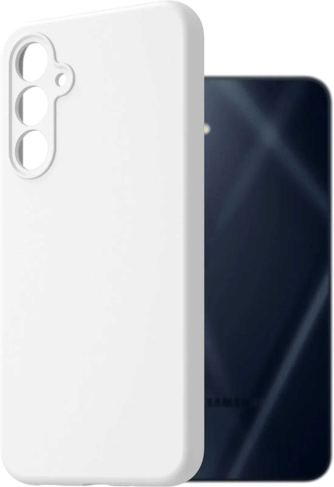 AlzaGuard Premium Silicone Case Samsung Galaxy A16 fehér tok