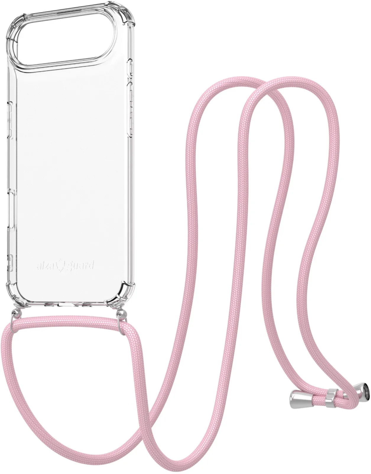 AlzaGuard Luxe Lanyard iPhone Air rózsaszín tok