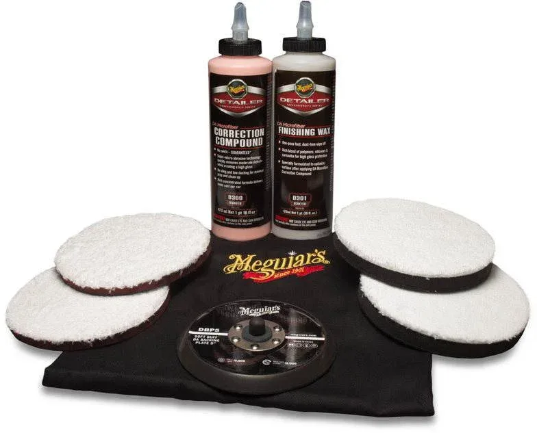 MEGUIAR'S DA Microfiber Correction System Kit 5"