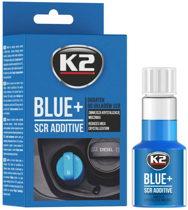 K2 BLUE+ kristályosodásgátló adalék AdBlue-hoz, 50 ml