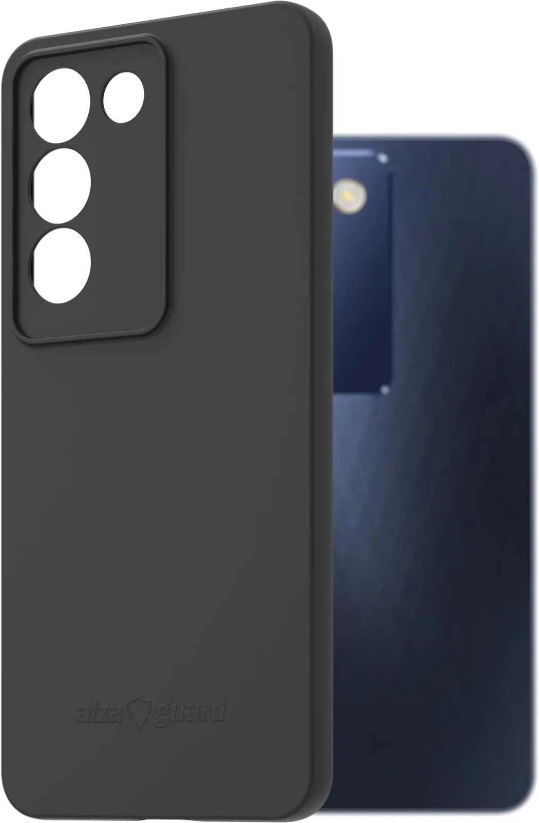 AlzaGuard Matte Case Vivo V40 SE fekete TPU tok