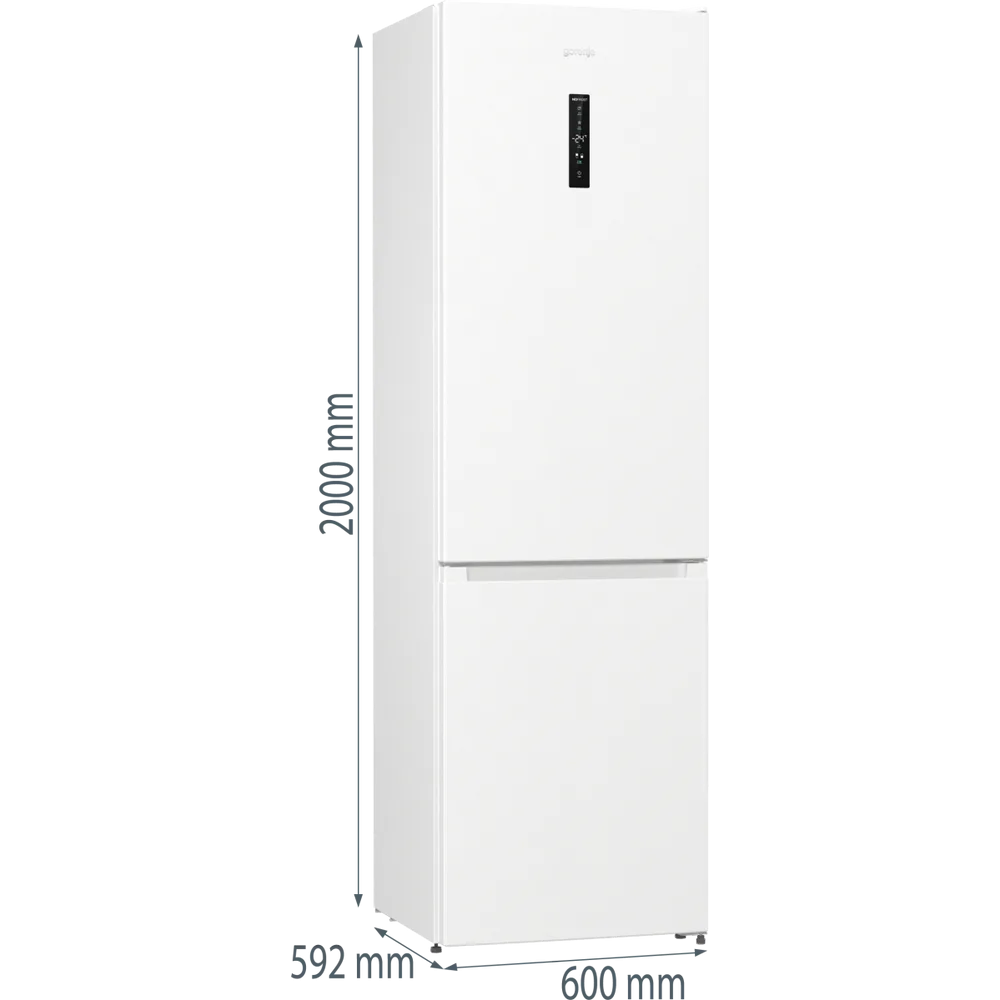 Gorenje NRK620DA2W4 Alulfagyasztós hűtőszekrény