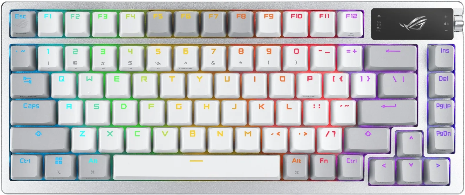 ASUS ROG AZOTH Moonlight White (ROG NX Snow / PBT) - US