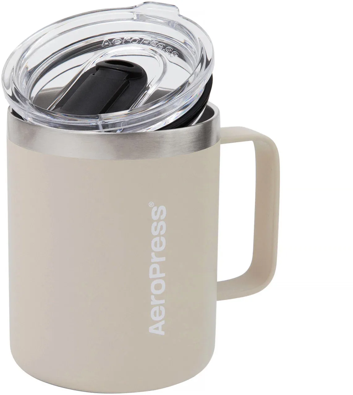 AeroPress Travel coffee mug, krémszínű