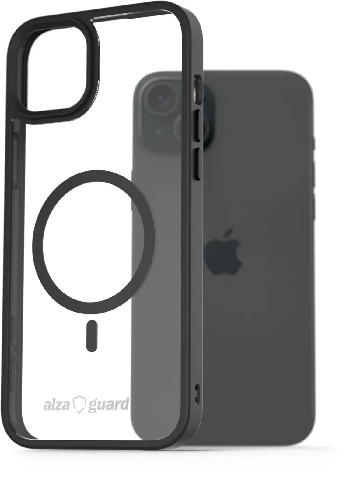 AlzaGuard iPhone 15 Plus Clear TPU Case Compatible with Magsafe tok