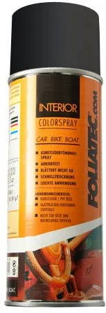 FOLIATEC Interior Color Spray - fényes fekete