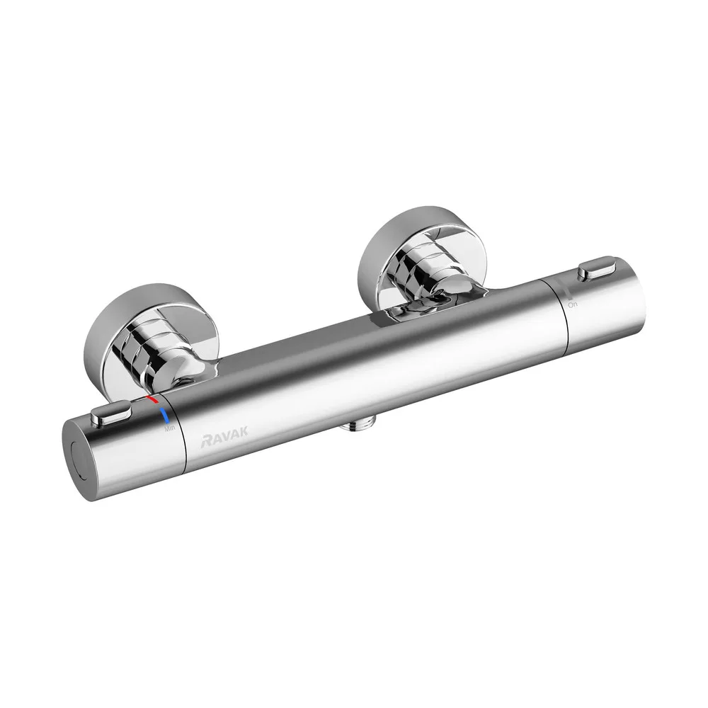 RAVAK X070096 Termo 300 termosztátos fali zuhanycsaptelep 150 mm TE 033.00CR, króm