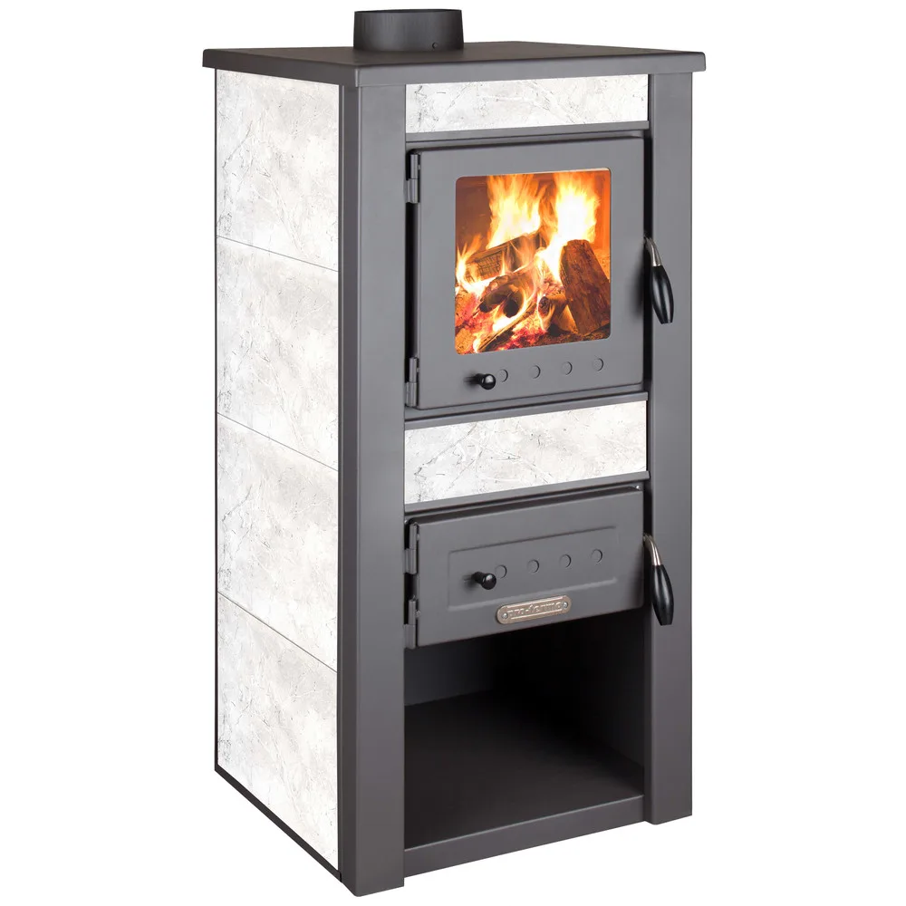 Warnex Alpina 24 kw vízteres kandalló (fehér)
