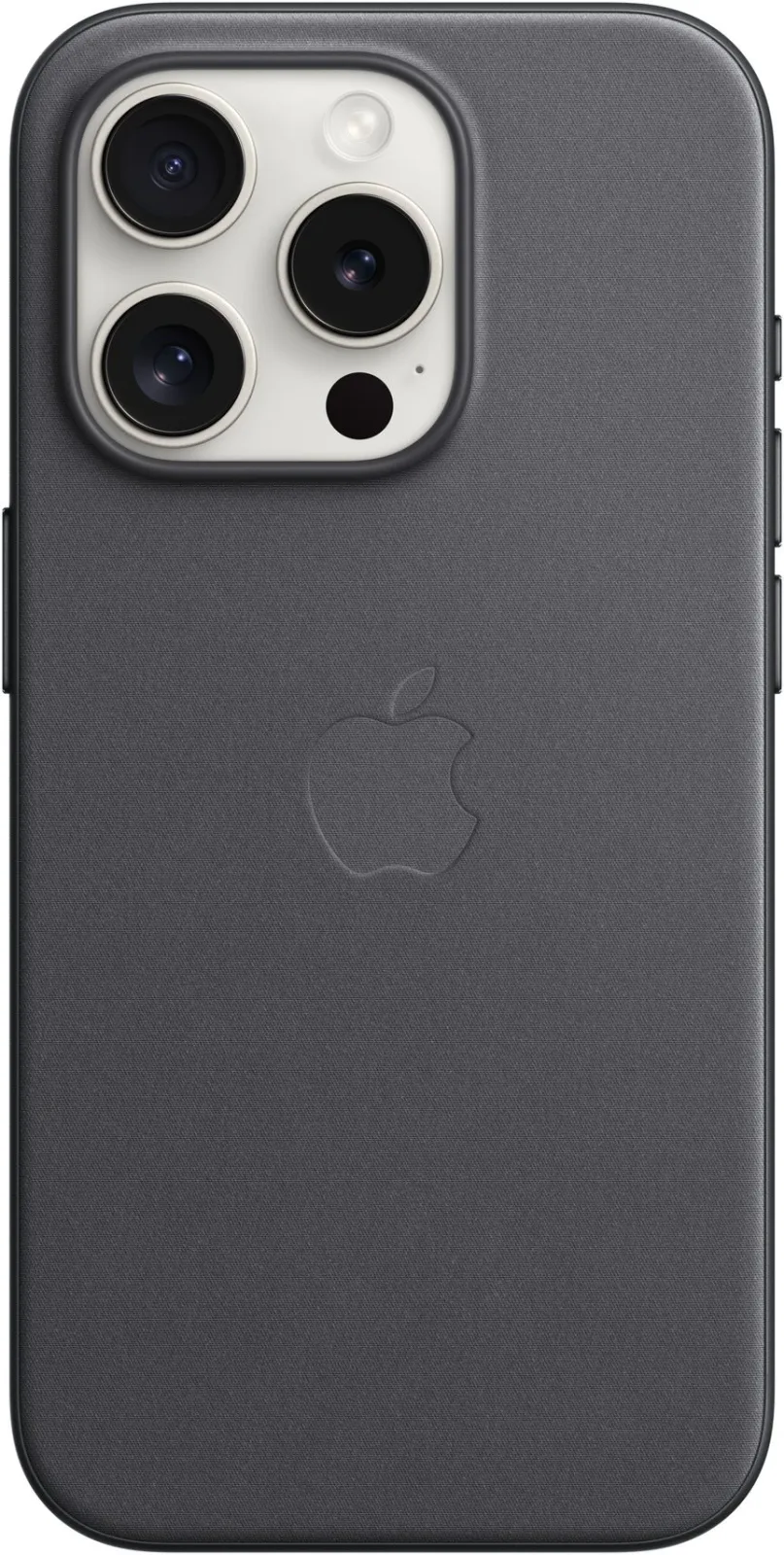 Apple iPhone 15 Pro MagSafe fekete FineWoven szövet tok
