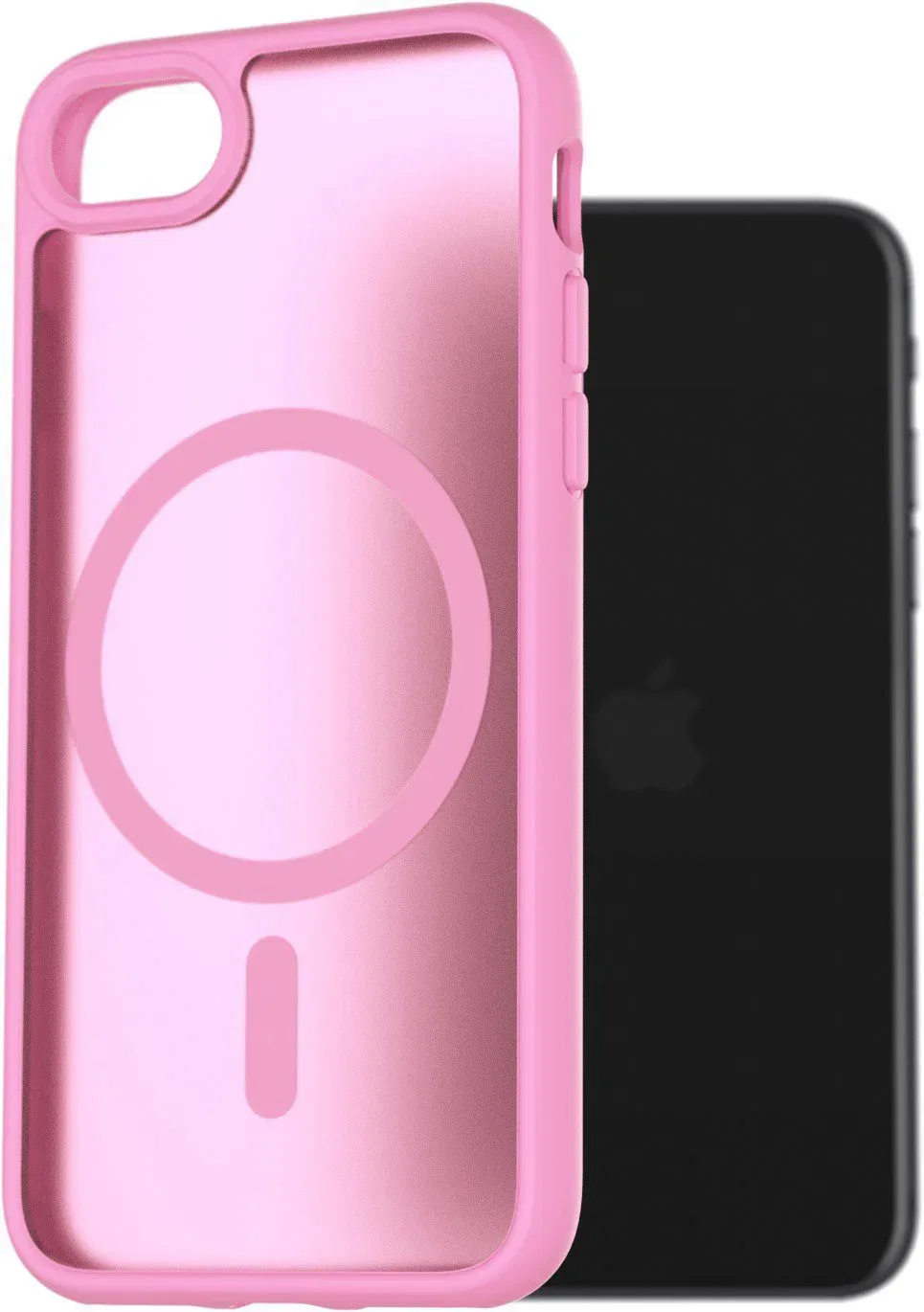 AlzaGuard Matte iPhone 7/8/SE 2020/SE 2022 Magsafe világoslila tok