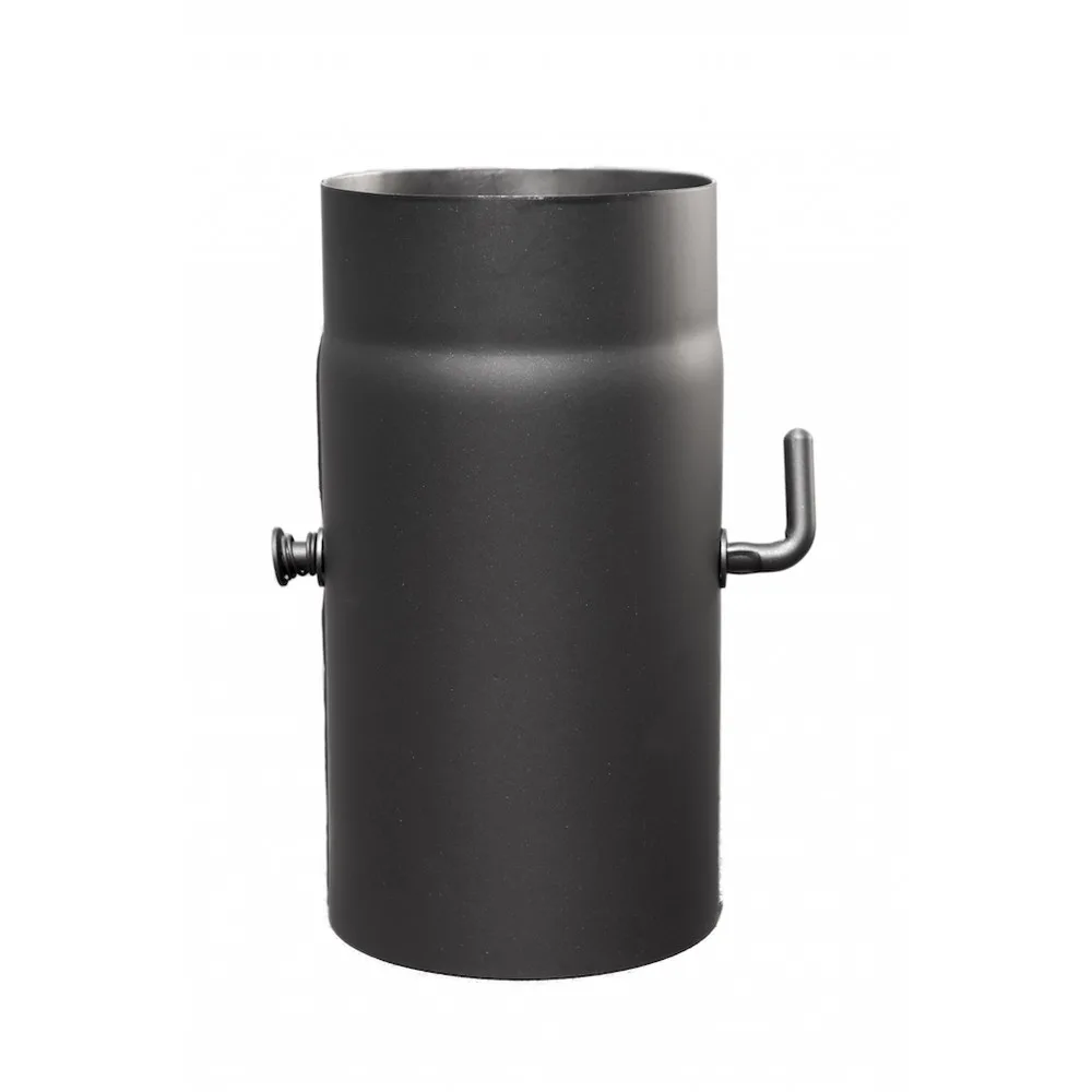 Füstcső 150/250 mm  huzatszabályzóval (1,5 mm)