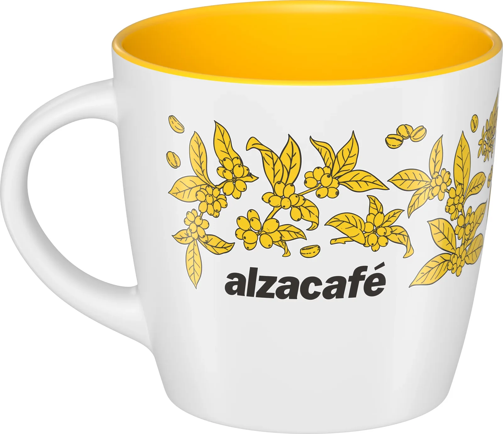 AlzaCafé fehér kerámia, 320 ml