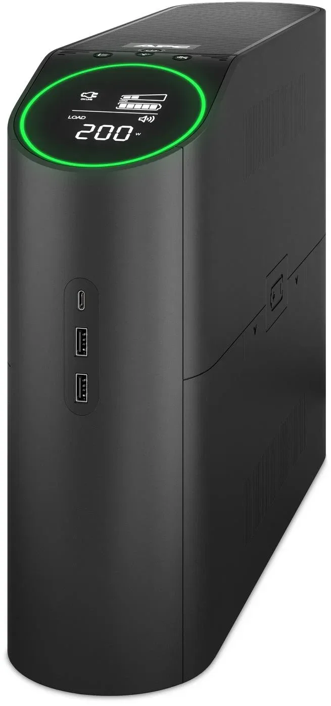 APC Back-UPS Gaming, 2200 VA, 1320W, Tower, 230V, 4 × Schuko + 2 × IEC C13