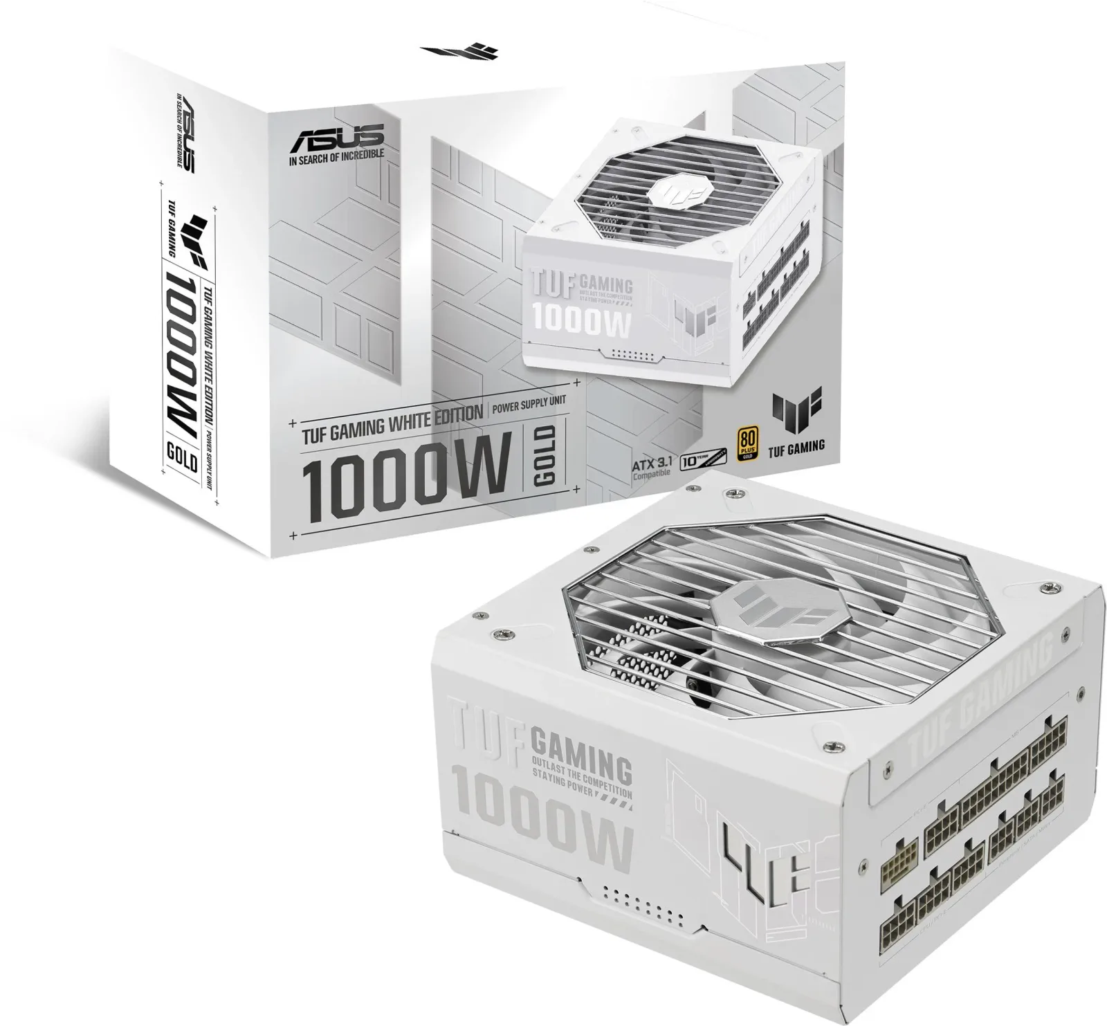 ASUS TUF GAMING 1000 W Gold White Edition
