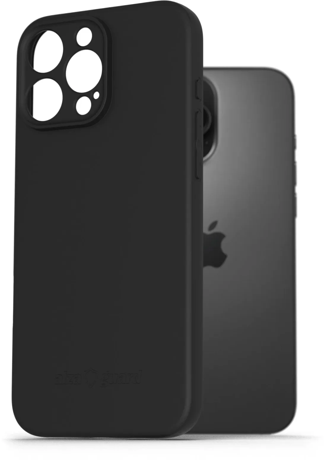 AlzaGuard Matte TPU Case iPhone 16 Pro Max fekete tok