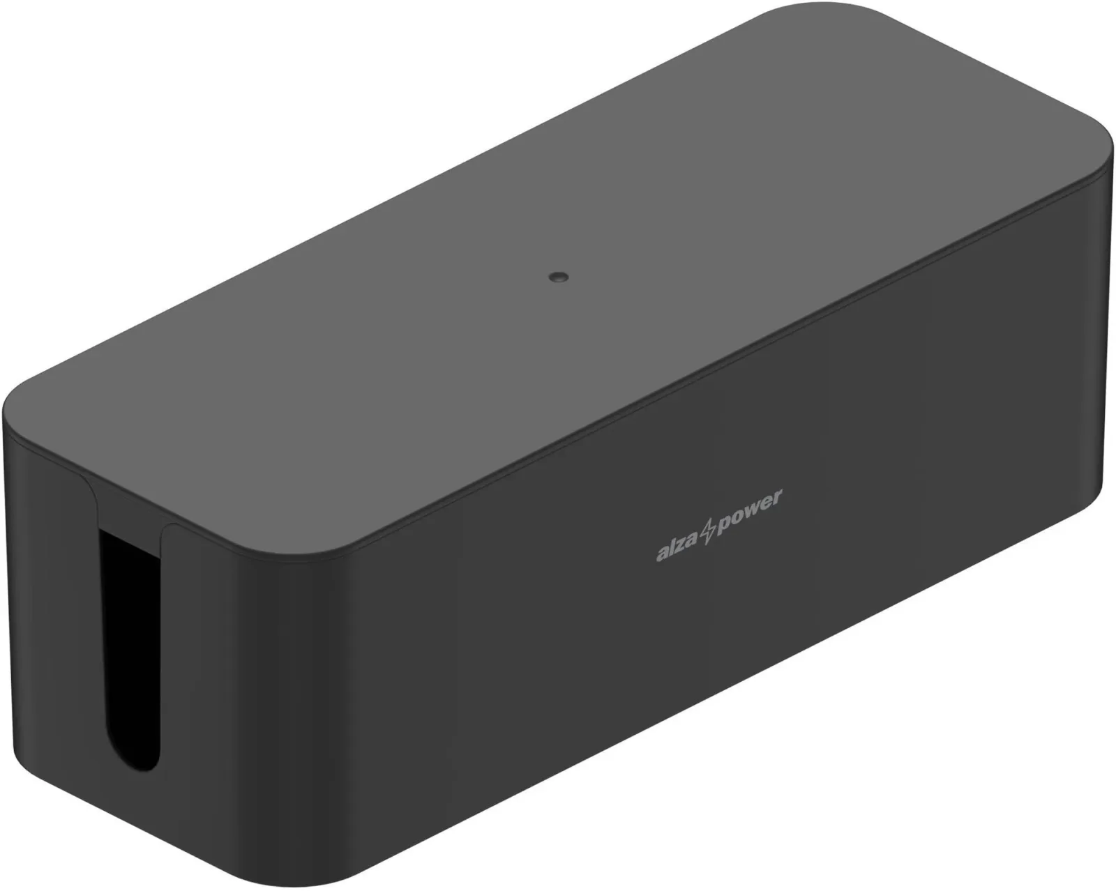AlzaPower Cable Box Basic Large fekete