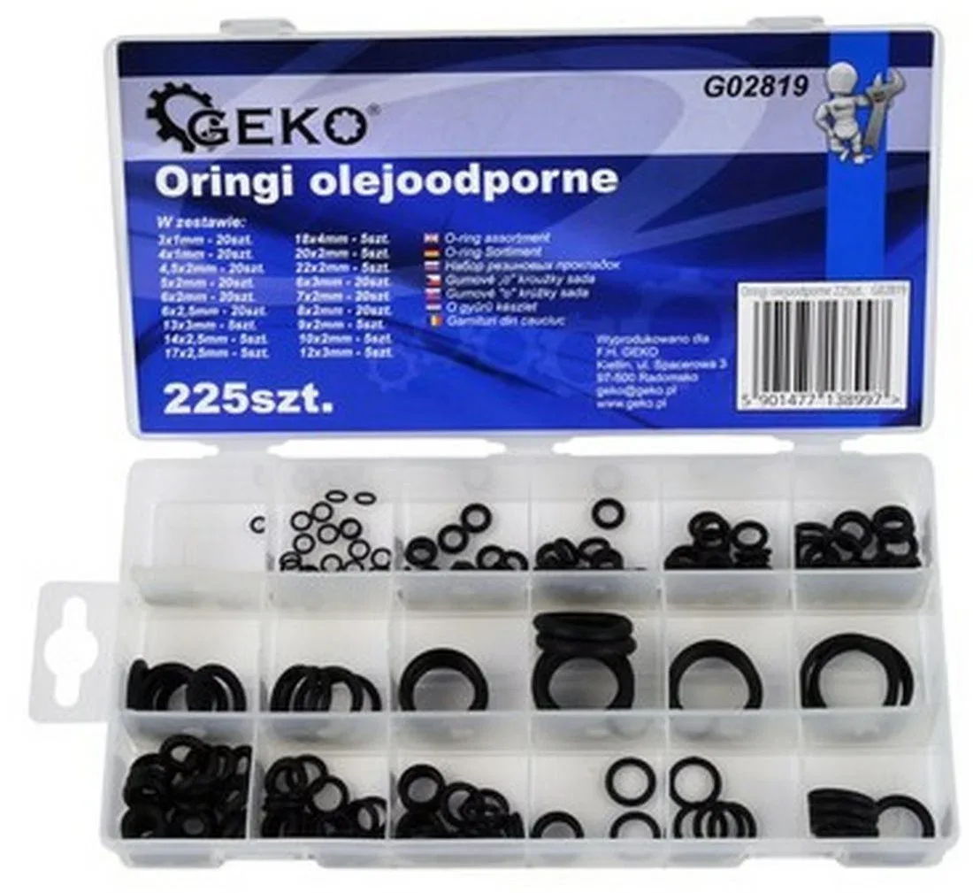GEKO olajálló O-gyűrűk 225 darab
