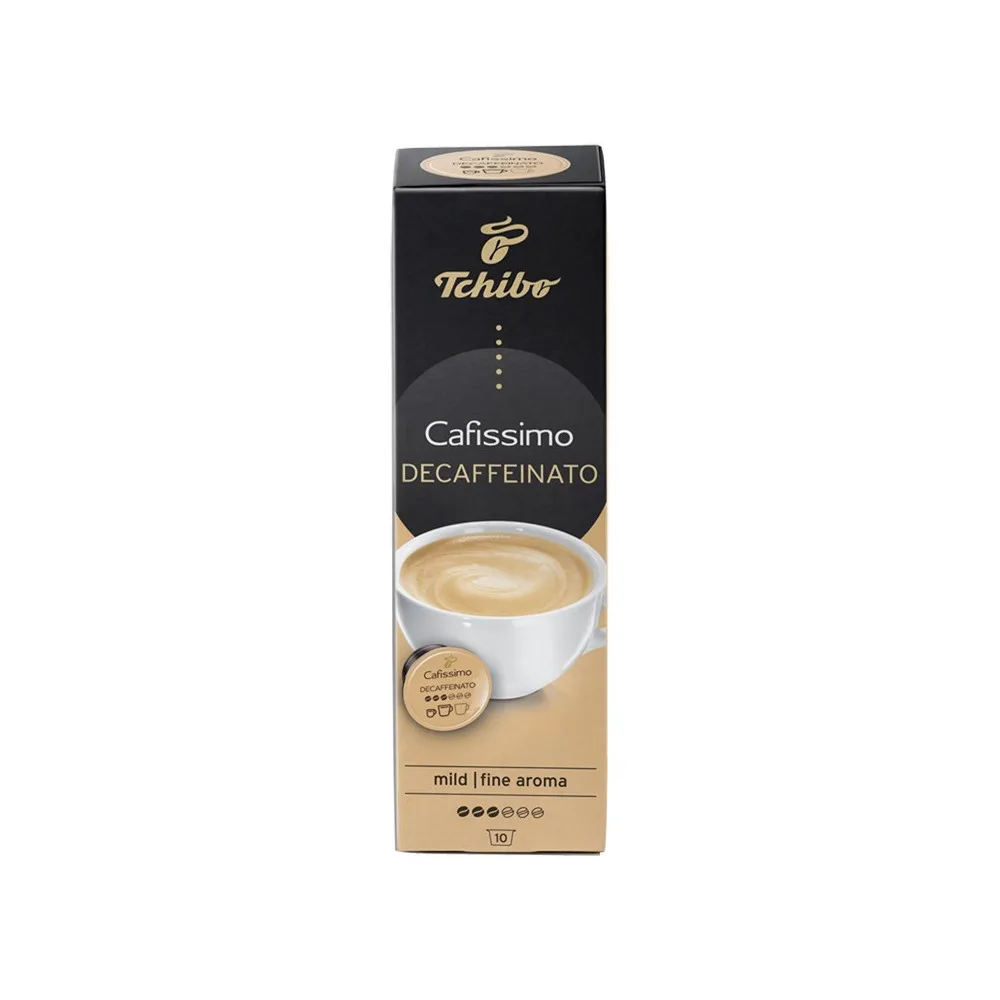 TCHIBO CAFISSIMO CAFFE CREMA DECAFF koffeinmentes kapszula  10 db