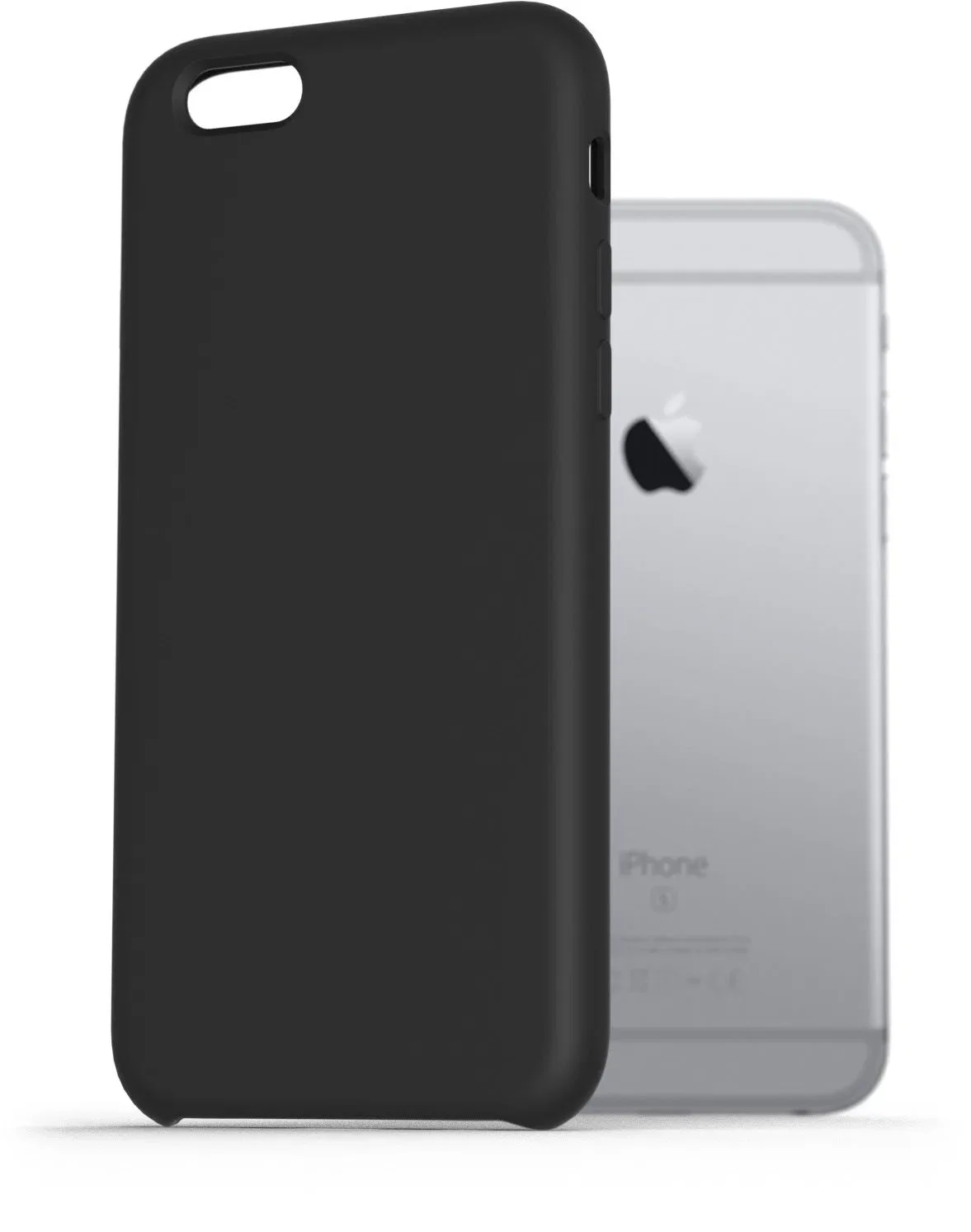 AlzaGuard Premium Liquid Silicone Case iPhone 6 / 6s fekete tok