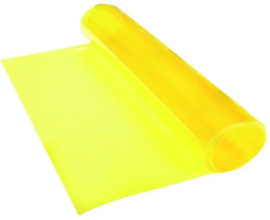 FOLIATEC Áttetsző fólia lámpákhoz 100x30 cm sárga