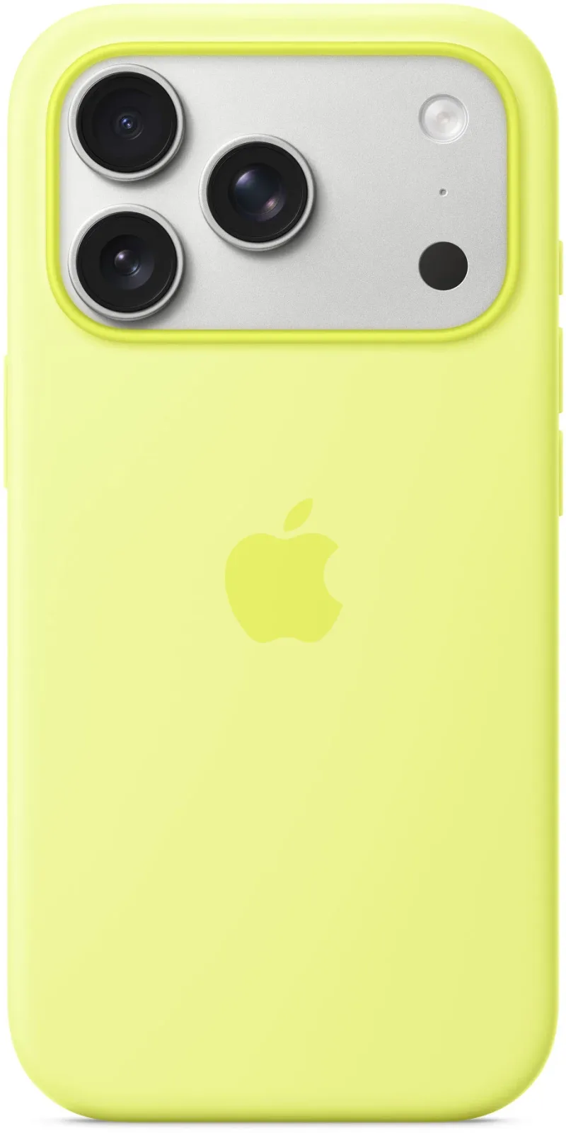 Apple MagSafe-rögzítésű iPhone 17 Pro-szilikontok Neonsárga