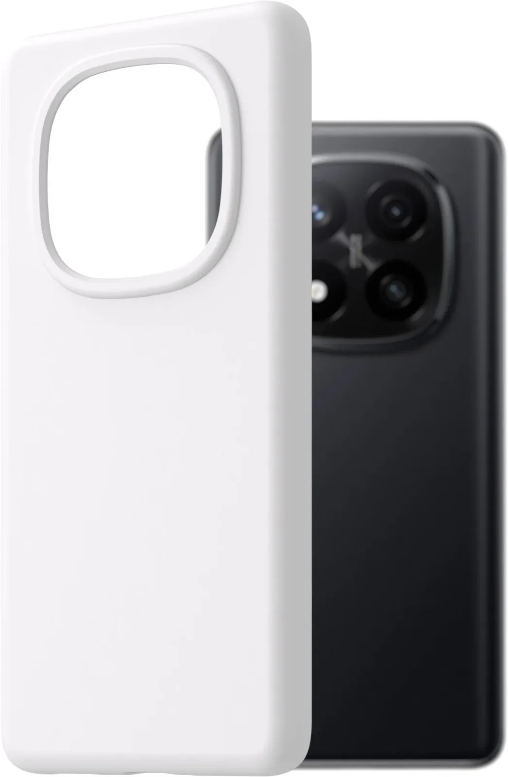 AlzaGuard Premium Silicone Case Xiaomi Redmi Note 14 Pro+ fehér tok