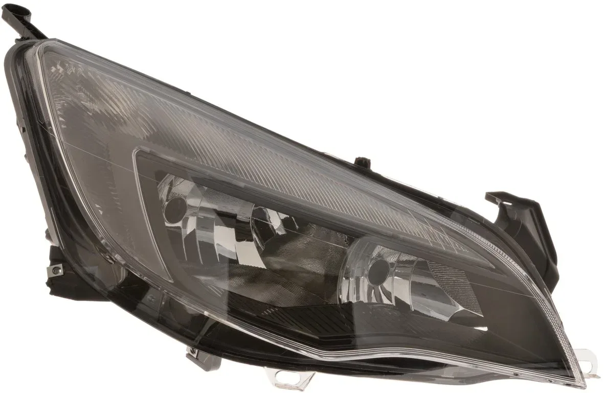 ACI OPEL ASTRA 12-8/15 Jobb első fényszóró, H7+H7+LED nappali menetfény (elektromos vezérlés + motor), fekete